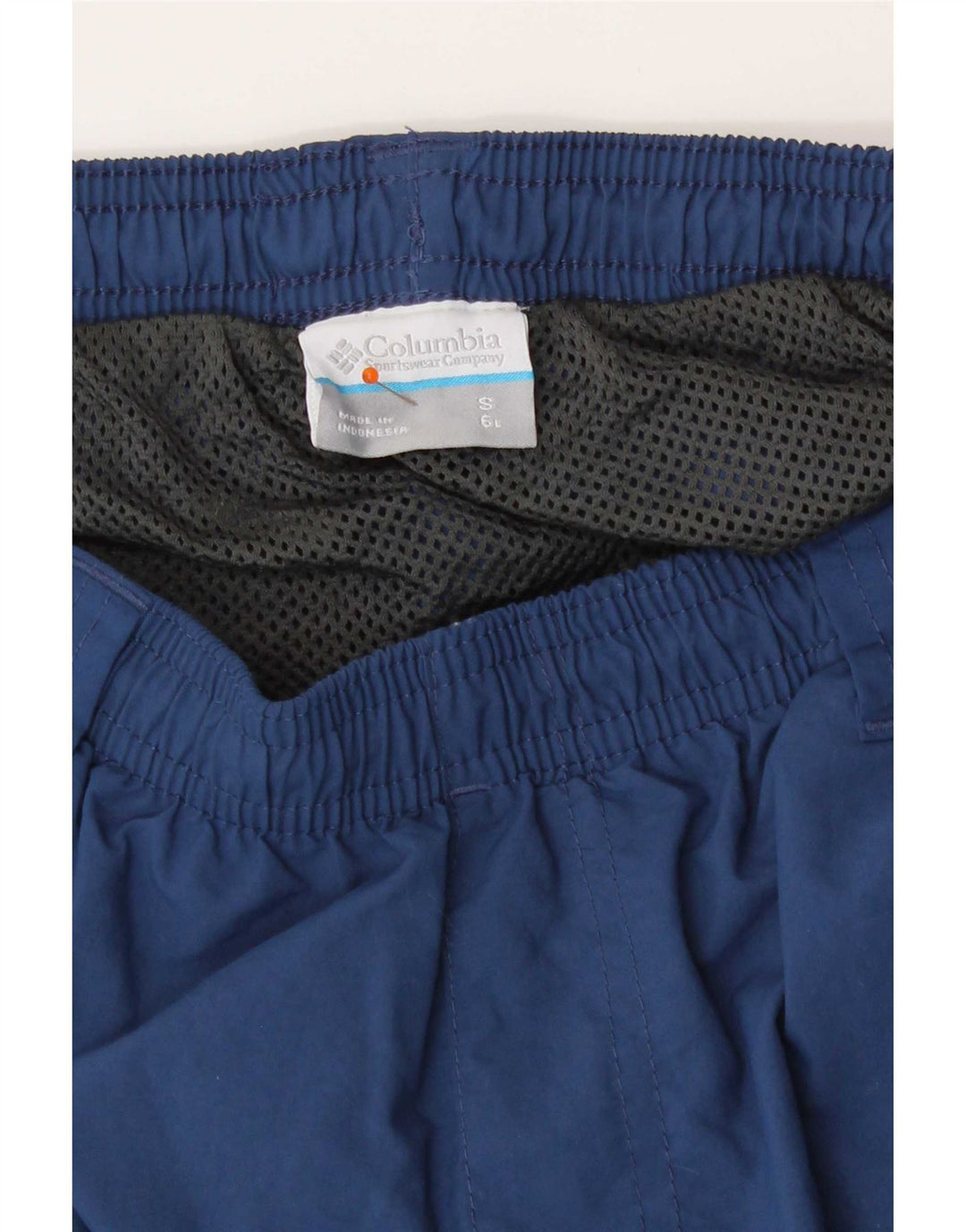 Pantalones cortos deportivos Columbia Cargo para hombre, talla pequeña, nailon azul marino