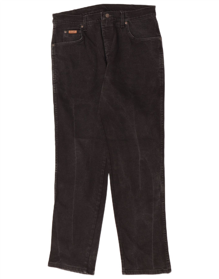 Wrangler Vaqueros cónicos para hombre W32 L32 Negro