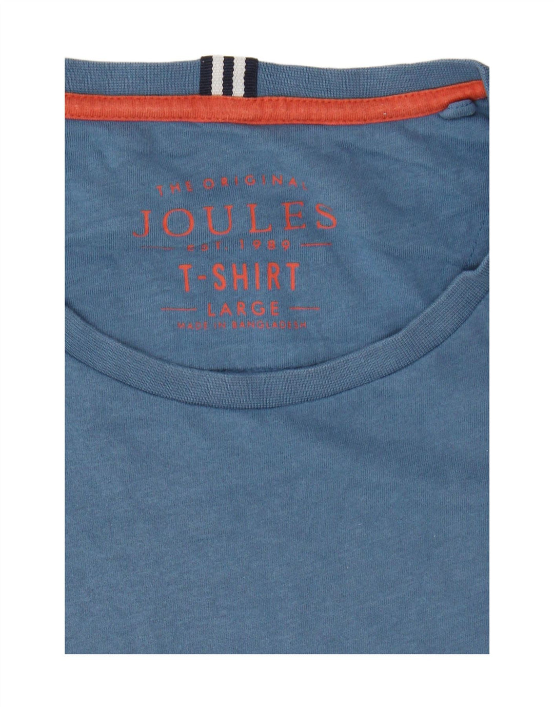 JOULES Camiseta Hombre Top Grande Azul