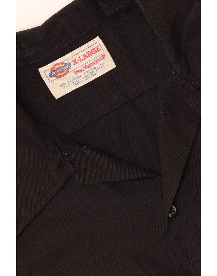 Camisa Dickies Hombre Manga Corta XL Poliéster Negro