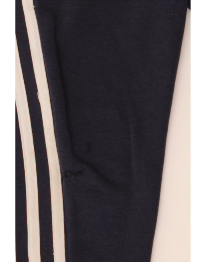Adidas - Pantalón de chándal para niño, 4-5 años, algodón, azul marino
