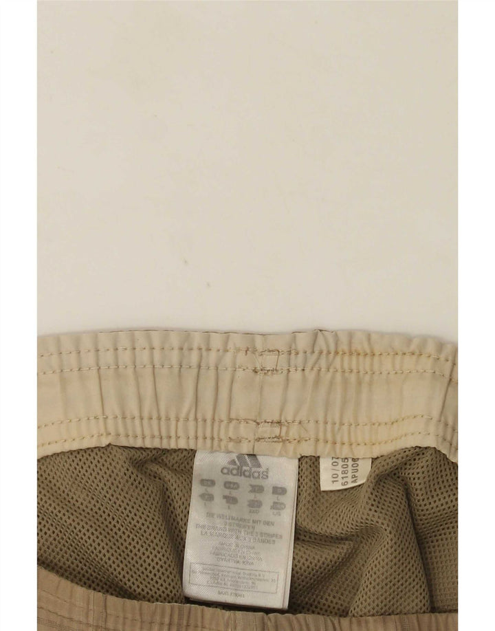 Adidas Hombre Bañador Corto Grande Beige Cuadros Poliéster