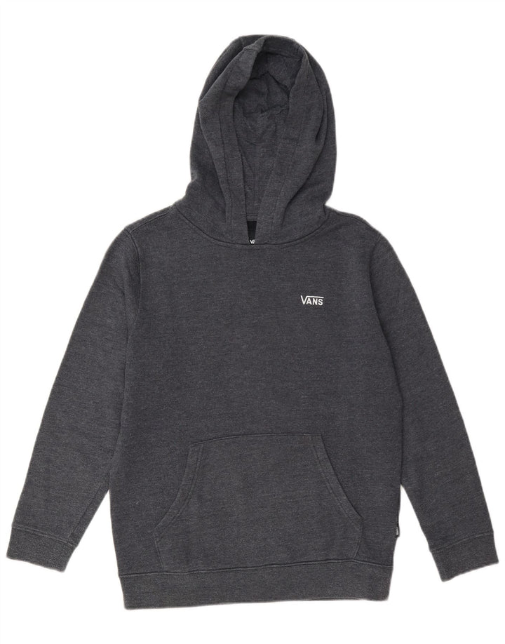 Vans Sudadera con capucha para niños 10-11 años Algodón gris medio