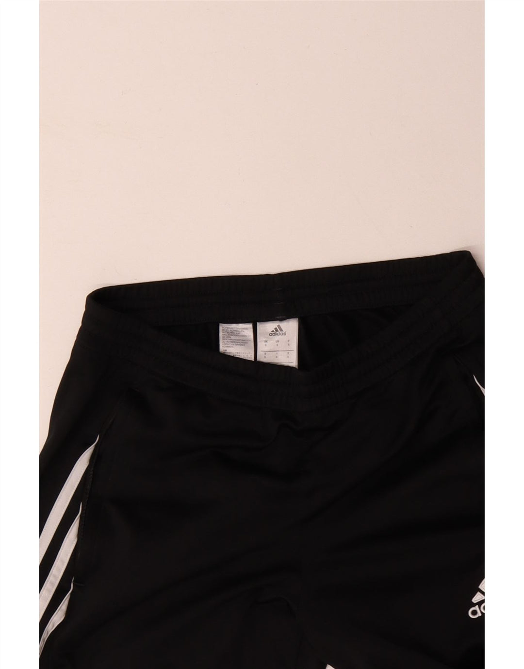 ADIDAS Hombre Chándal Pantalones Joggers Pequeño Negro Poliéster