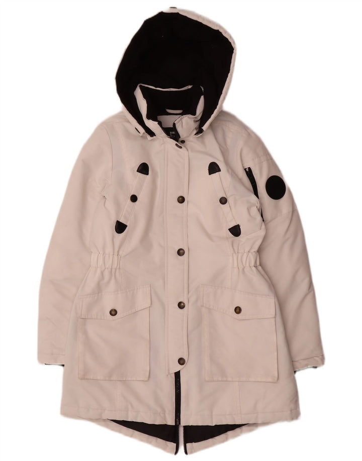 Diesel Parka Con Capucha Niña 11-12 Años Blanco Poliéster