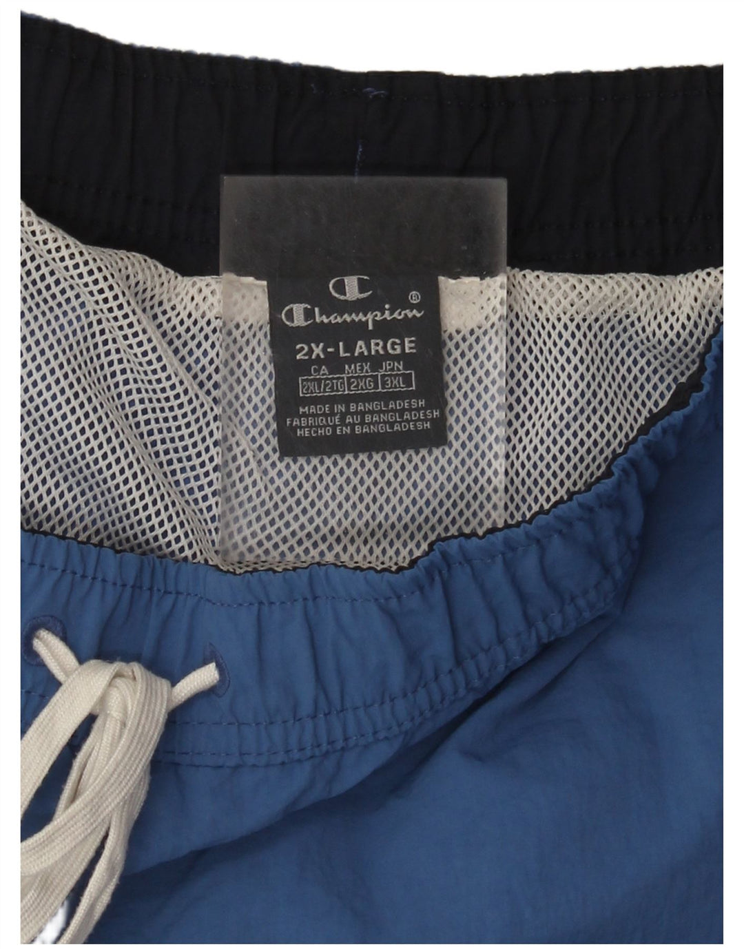 Champion Bañador gráfico para hombre, talla 2XL, azul