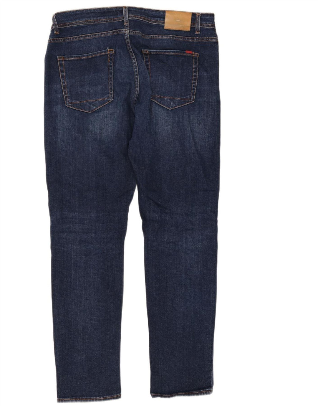 LIU JO Vaqueros rectos de corte regular para hombre W38 L32 Algodón azul