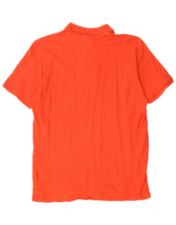 Polo Fila Hombre Algodón Naranja Medio