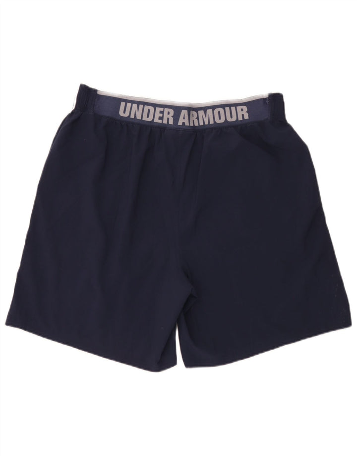 Under Armour Pantalones cortos deportivos gráficos para hombre XL Azul marino