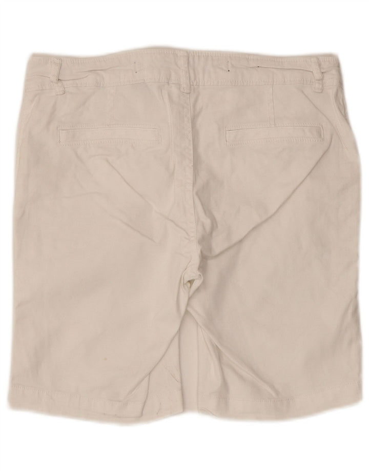 Shorts Chinos Superdry Mujer XS W30 Algodón Blanco