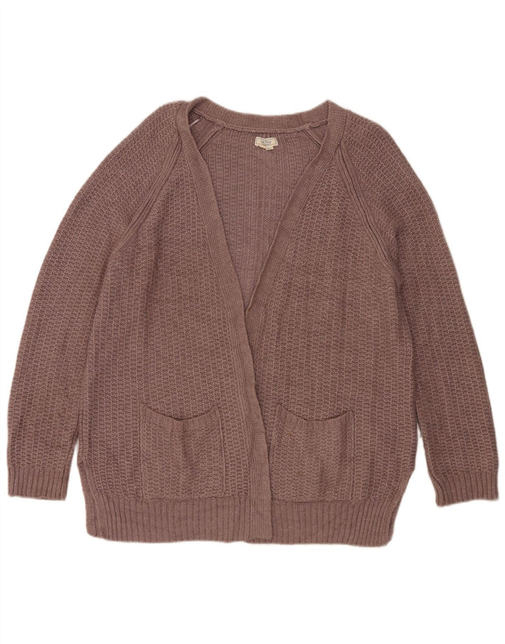 Cárdigan abierto extragrande para mujer Fat Face UK 46 Large Viscosa marrón