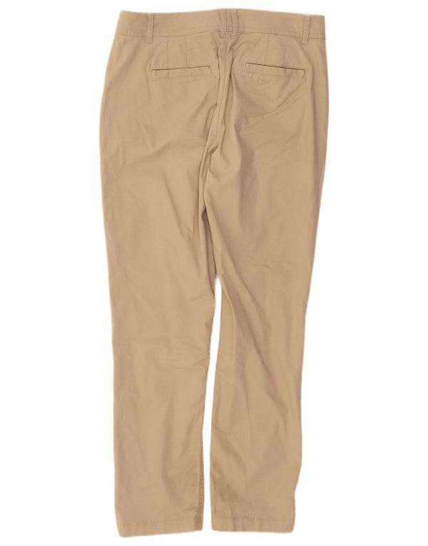 Fat Face Devon Slim Chino Pantalones para Mujer UK 10 Small W32 L28 Algodón Beige