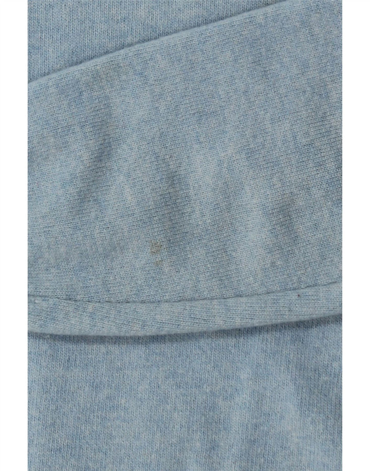 TIMBERLAND Jersey de cuello redondo para hombre de lana merino azul pequeño