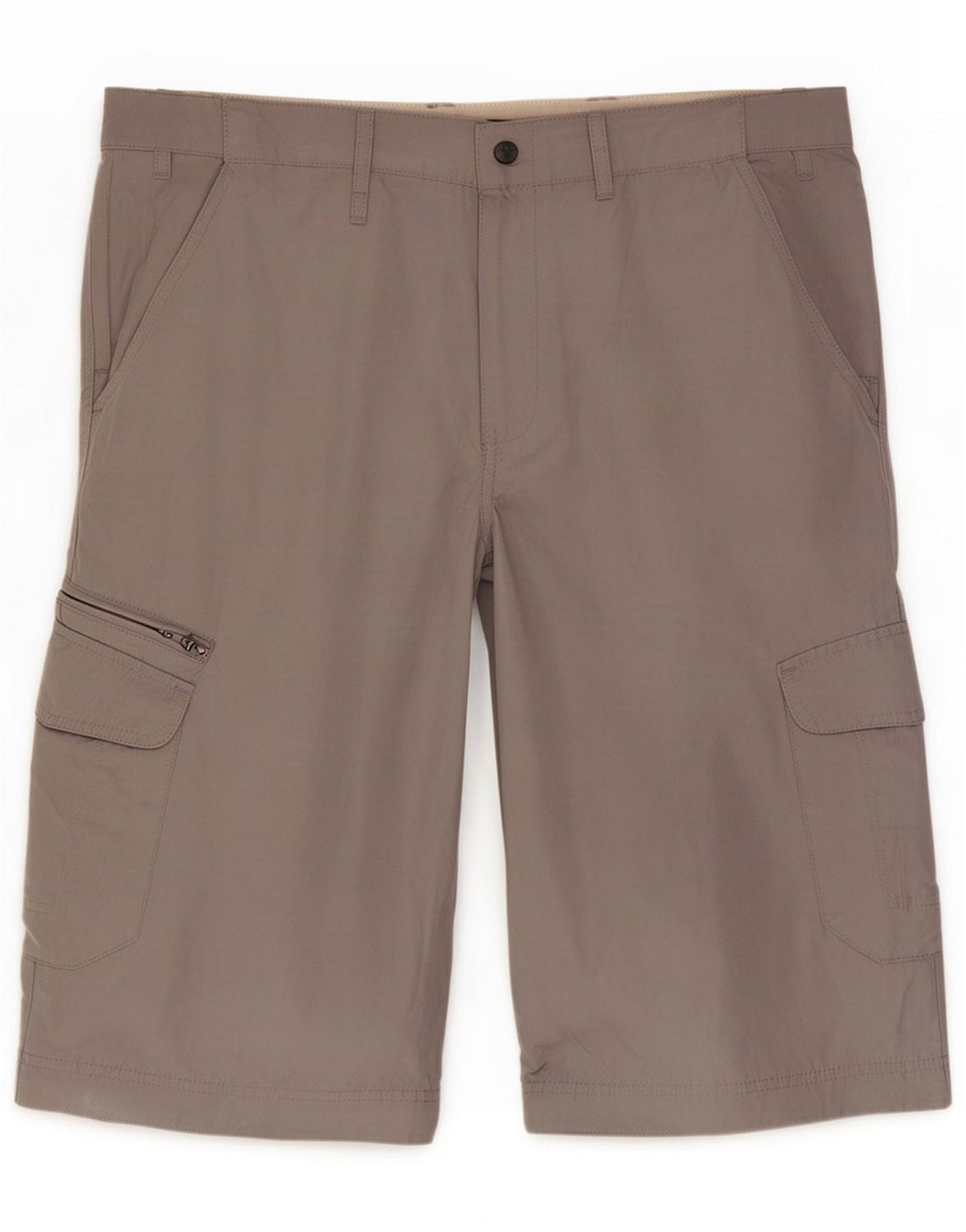 Marks & Spencer - Pantalones cortos tipo cargo para hombre, color azul, talla grande, W34, poliéster gris