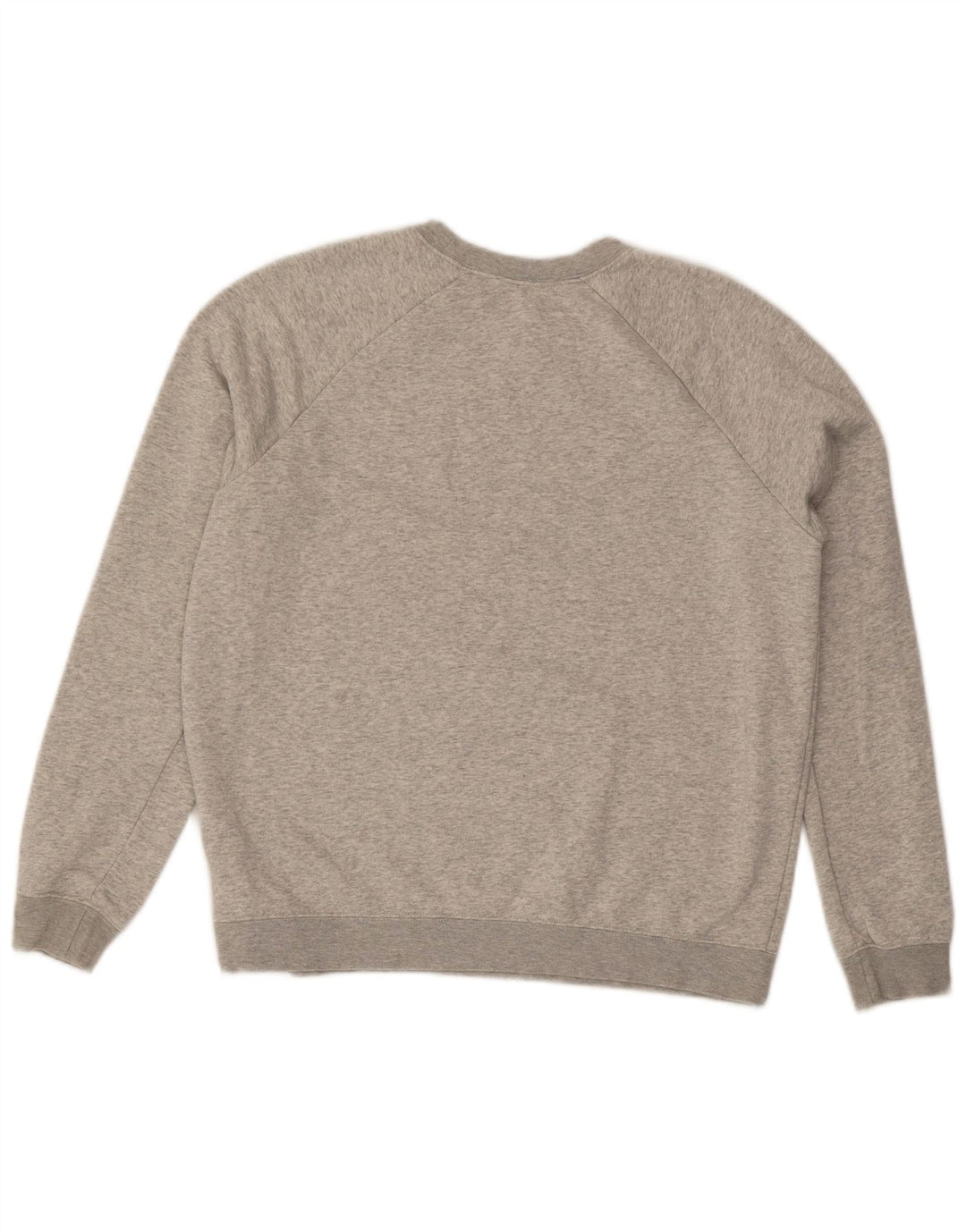NIKE Womens Graphic Sweatshirt Jumper UK 14 Medium Grey Cotton