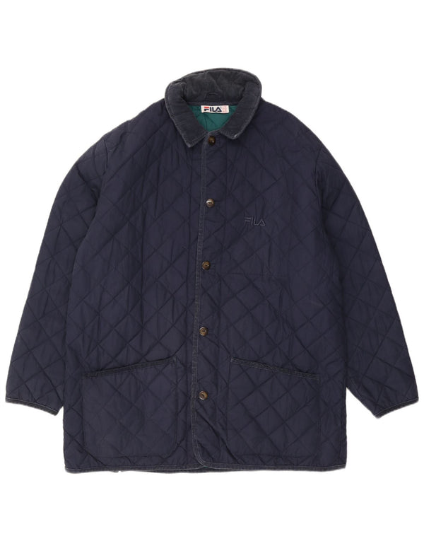 Fila Chaqueta acolchada para hombre IT 56 3XL Azul marino