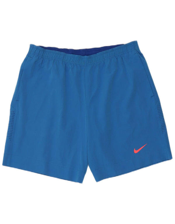 Pantalones cortos deportivos Nike Dri Fit para hombre XL Poliéster azul