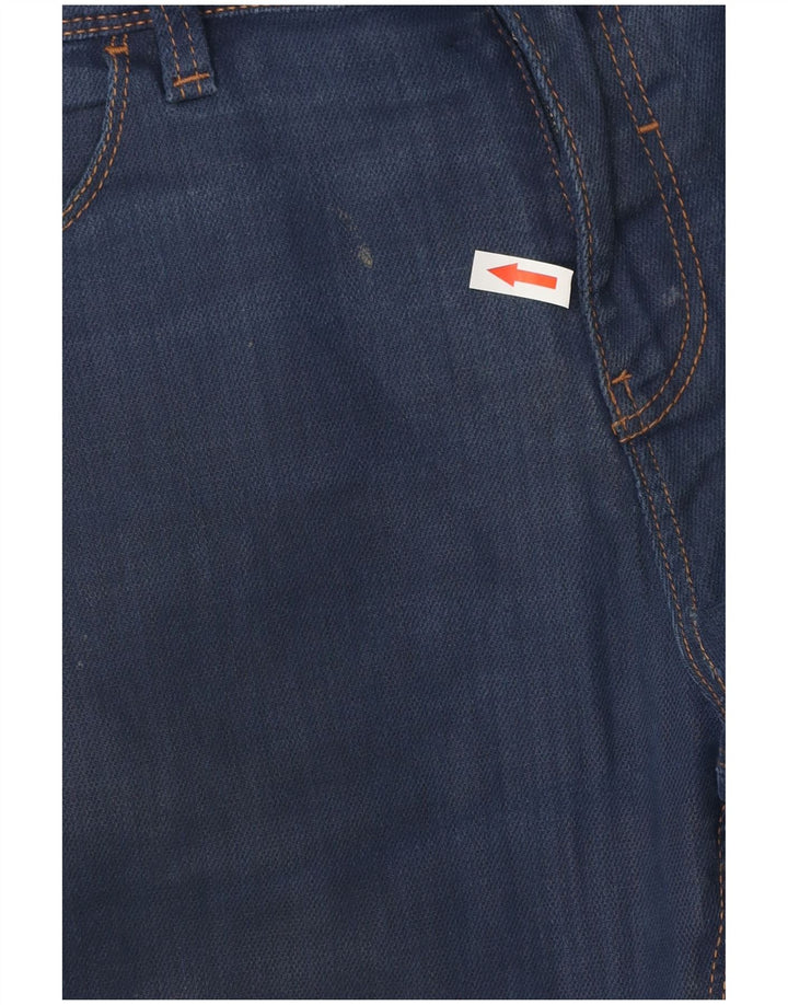 Zara Jeans ajustados para hombre EU 42 Large W32 L31 Azul marino