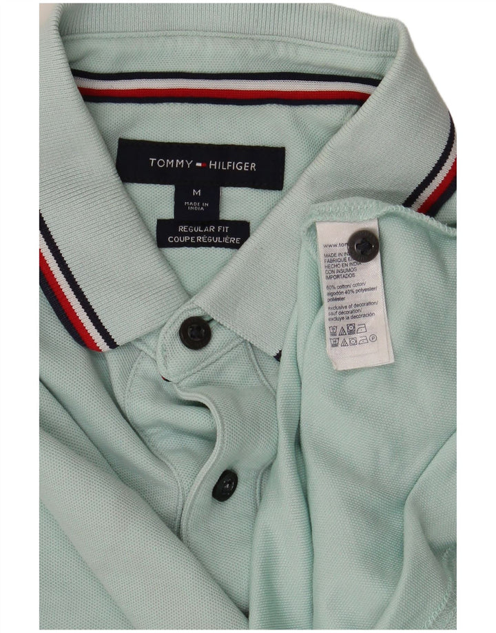 Tommy Hilfiger Polo Regular Fit De Algodón Turquesa Medio Hombre
