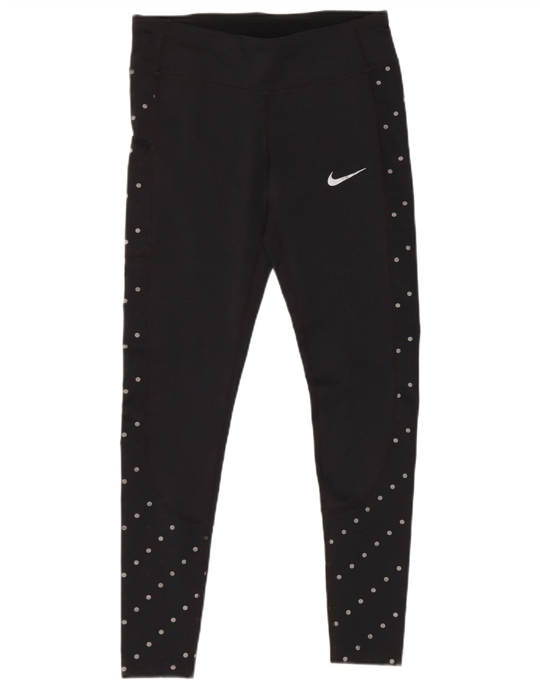Nike Leggings Dri Fit para mujer UK 10 Pequeño Poliéster de lunares negros
