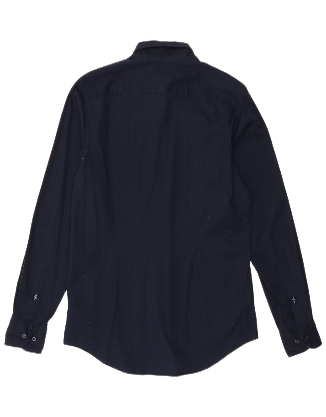 Camisa Tommy Hilfiger Hombre Slim Fit Algodón Azul Marino Medio