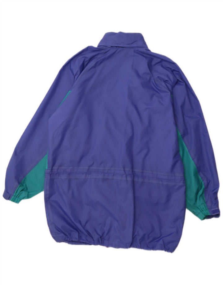 TARGET DRY Chubasquero extragrande con capucha para hombre UK 36 Small Blue Colourblock