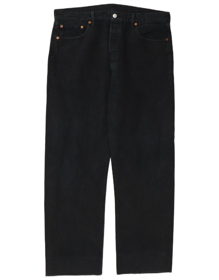 Levi's Vaqueros Rectos Para Hombre W38 L31 Algodón Negro