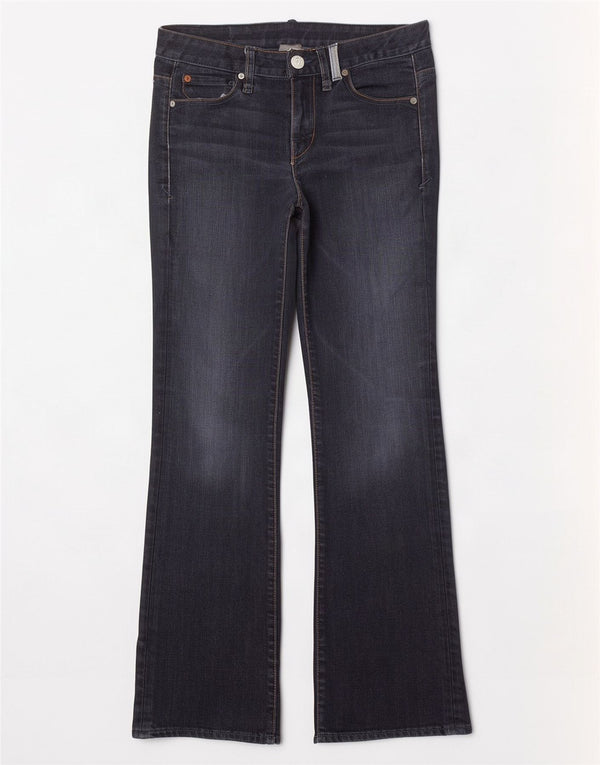 Armani Exchange Jeans Bootcut para Mujer US 2 XS W28 L31 Azul Marino Algodón