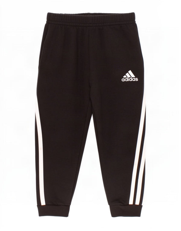 Adidas Baby Boys Joggers Tracksuit Trousers 6-9 Months Black Cotton