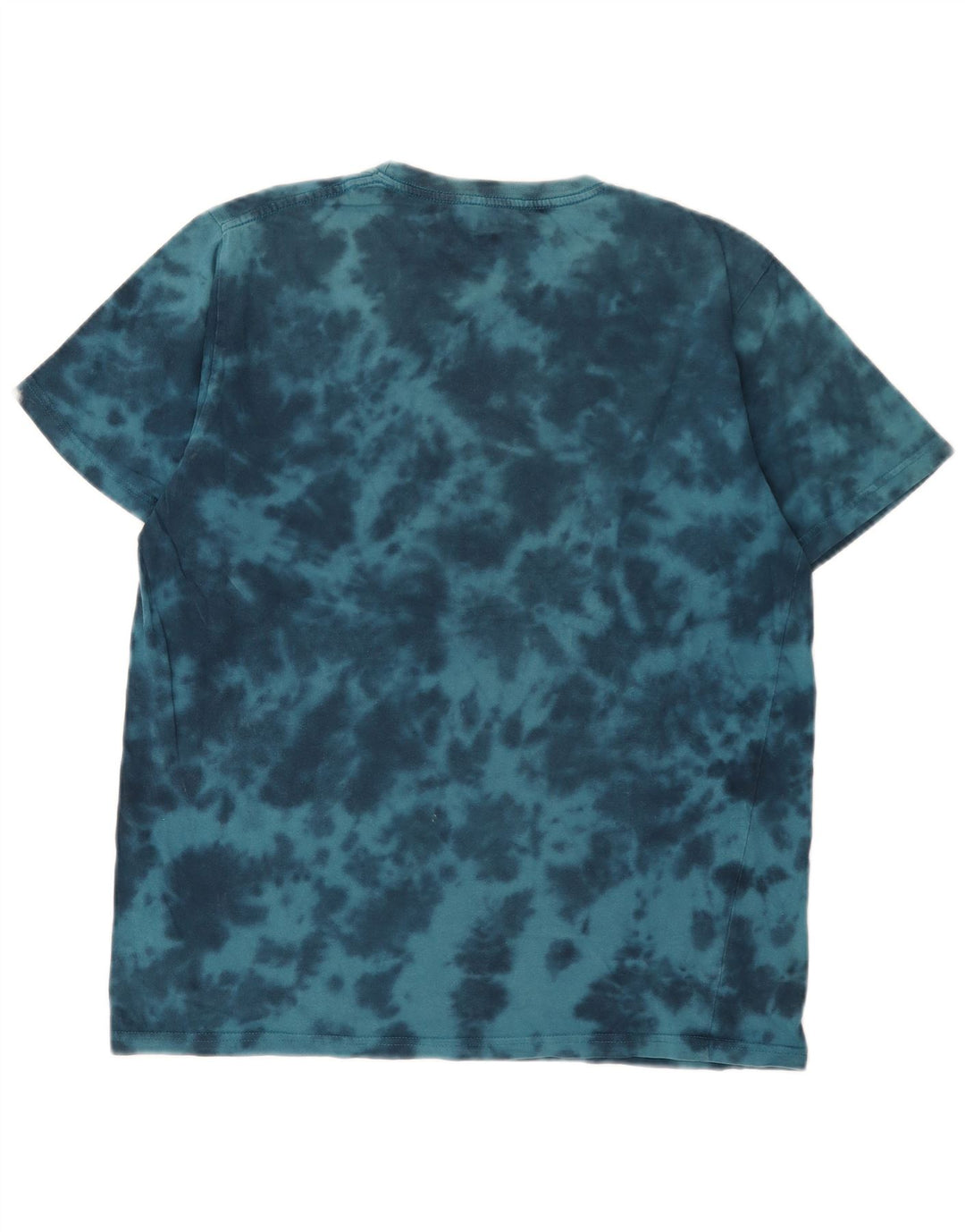 Camiseta gráfica Saltrock para hombre Top de algodón teñido anudado azul medio