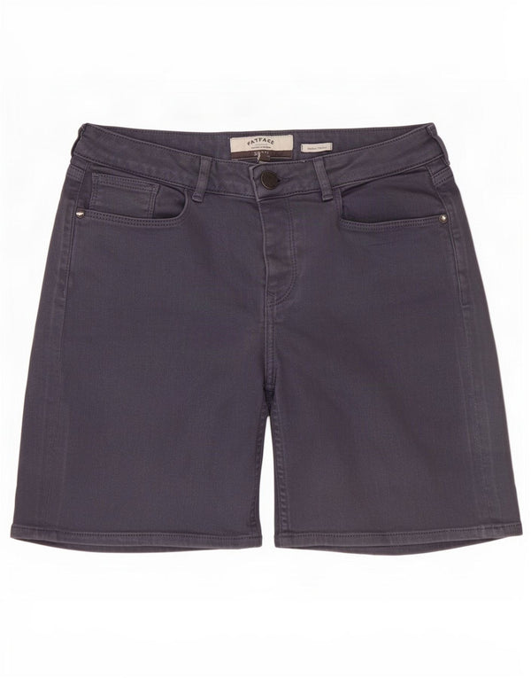 Fat Face Pantalones cortos casuales para mujer US 8 Small W30 Azul marino Algodón
