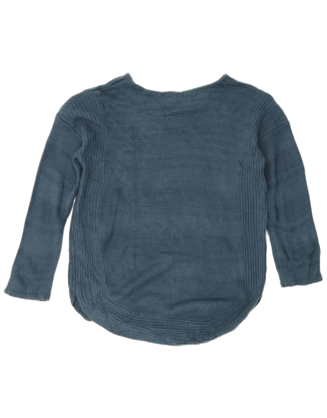Lee - Jersey extragrande con cuello barco para mujer, talla 40, acrílico azul mediano