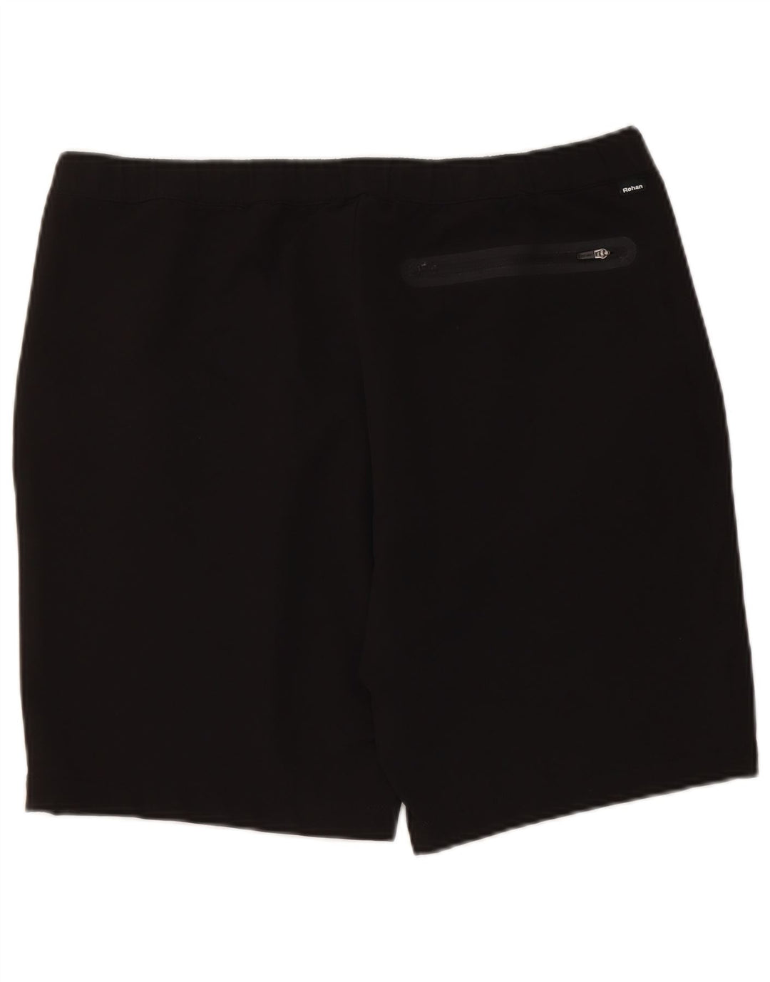 Rohan - Pantalones cortos deportivos para hombre, talla grande, nailon negro