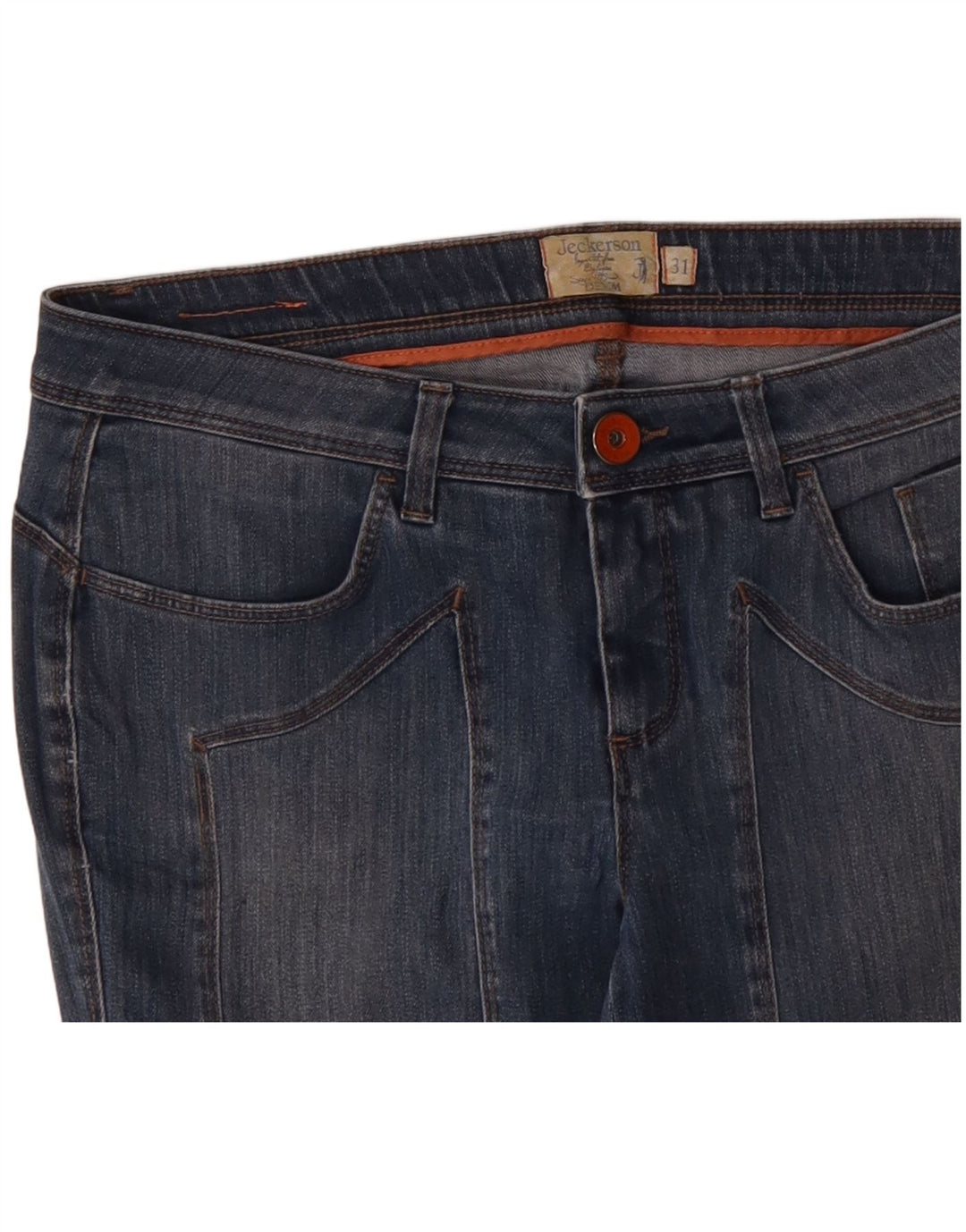 Vaqueros pitillo para mujer Jeckerson W31 L32 Azul