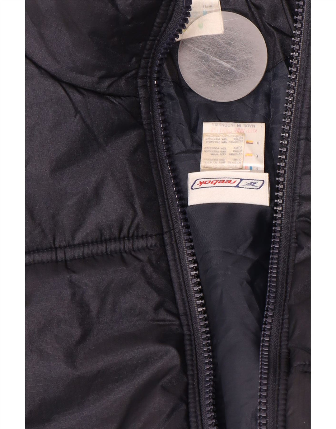 REEBOK Chaqueta acolchada holgada para niño 11-12 años Nylon azul marino