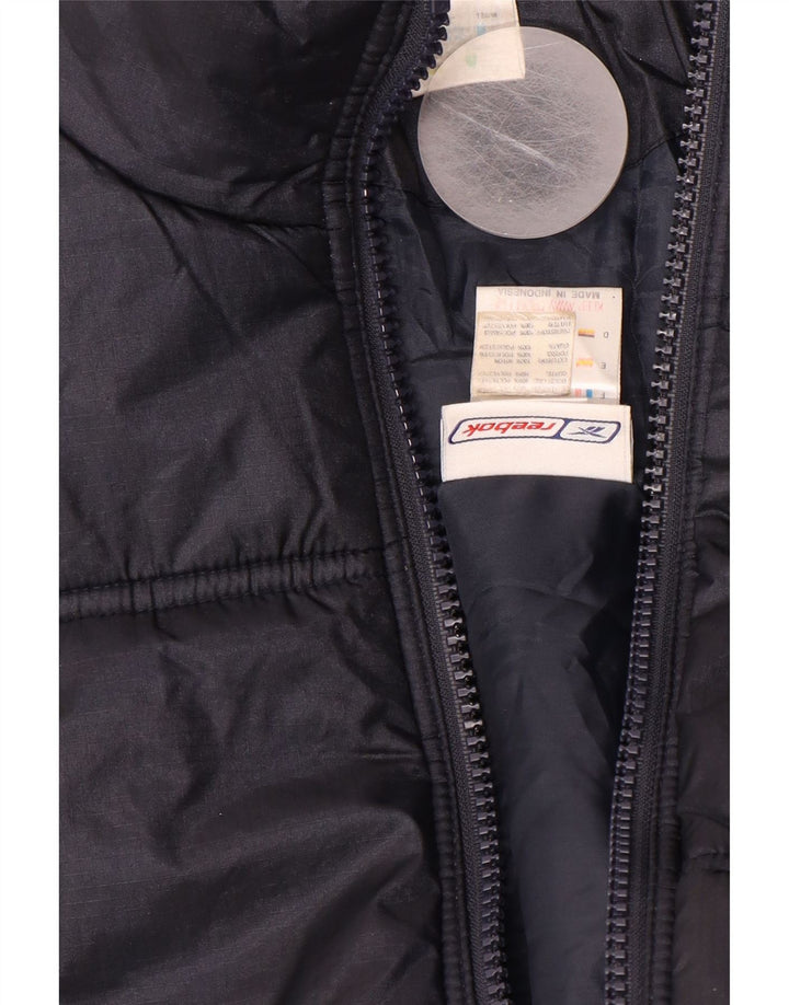 REEBOK Chaqueta acolchada holgada para niño 11-12 años Nylon azul marino