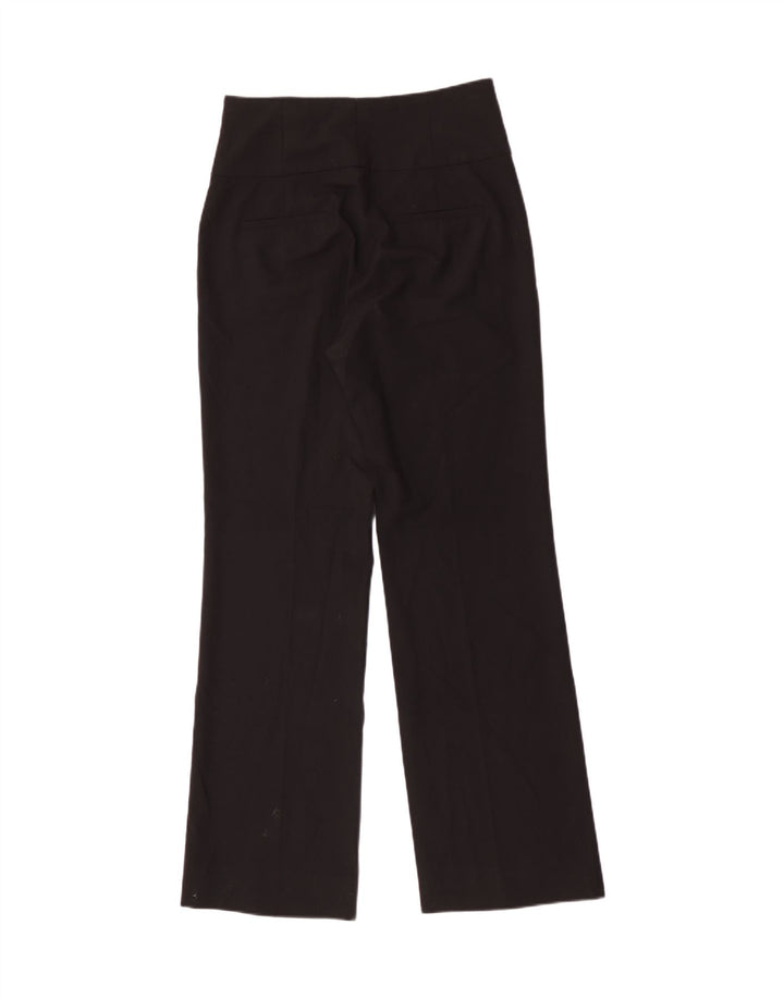 Zara Mujer Pantalones Casuales Rectos Medianos W28 L32 Negro