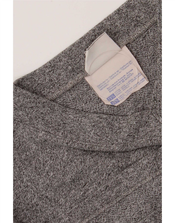 Champion Camiseta para hombre Top de algodón moteado gris medio