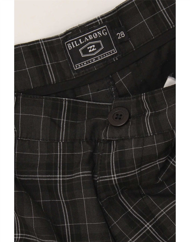 Pantalones cortos chinos Billabong para hombre W28 Small Black Check
