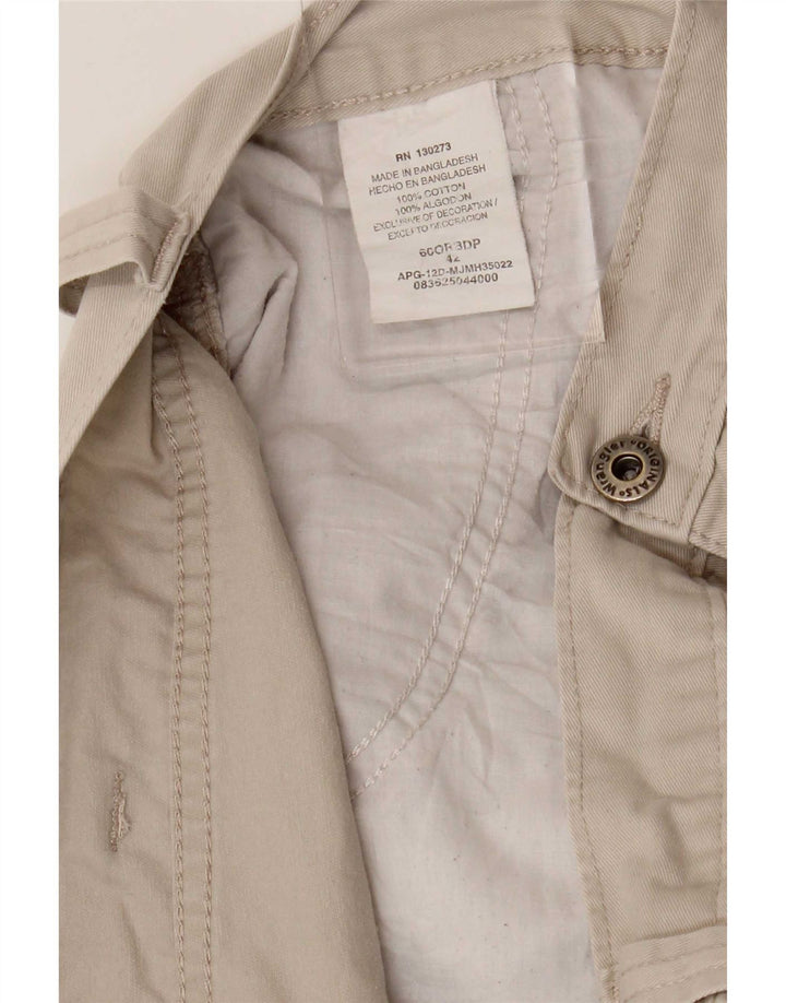 Wrangler Pantalones cortos cargo para hombre W42 2XL Algodón beige