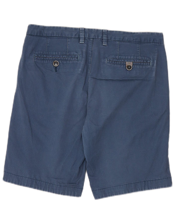 Pantalones cortos chinos para hombre de Ted Baker W32 Algodón geométrico azul medio