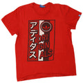 Adidas - Camiseta gráfica para hombre, talla grande, color rojo