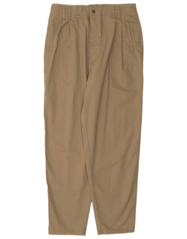 Dockers Pantalón chino con pinzas para hombre W32 L29 Beige