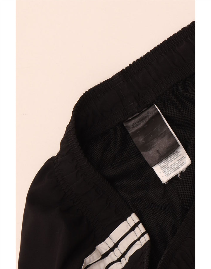 Adidas - Pantalones cortos deportivos para hombre, talla grande, poliéster negro