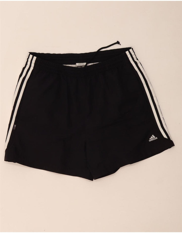 ADIDAS Pantalones cortos deportivos para hombre Grande Poliéster negro