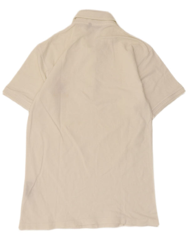 Slam Polo para hombre Small White Cotton