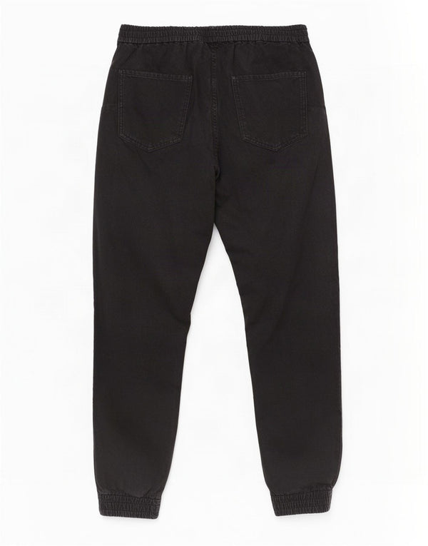 Zara Mujer Joggers Vaqueros Recortados Grande W30 L25 Azul Marino
