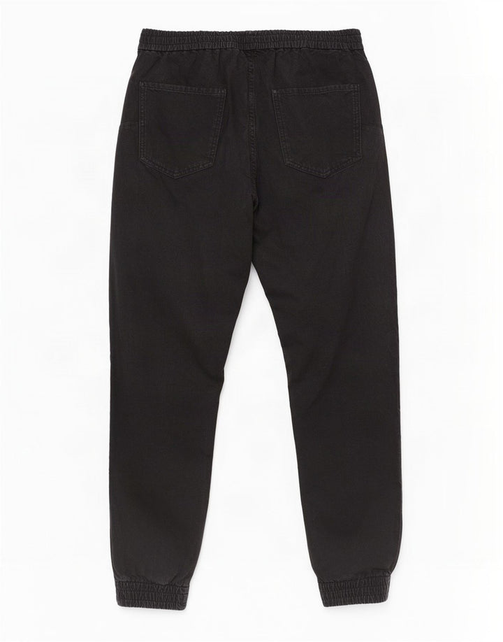 Zara Mujer Joggers Vaqueros Recortados Grande W30 L25 Azul Marino