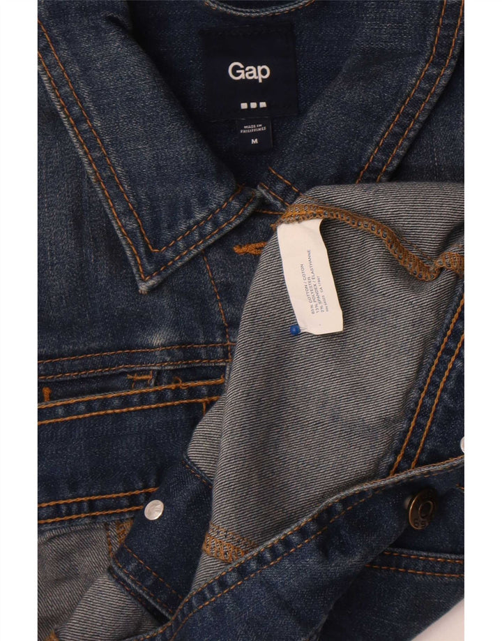 Chaqueta vaquera corta para mujer Gap UK 44 Algodón azul medio