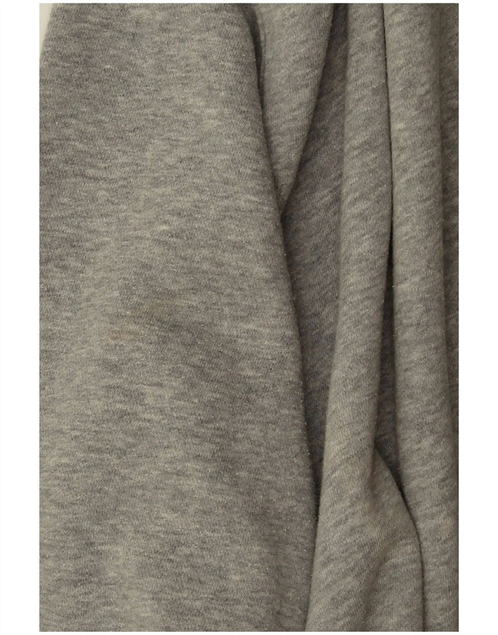 NIKE Jersey con capucha extragrande para mujer UK 6 XS Algodón gris